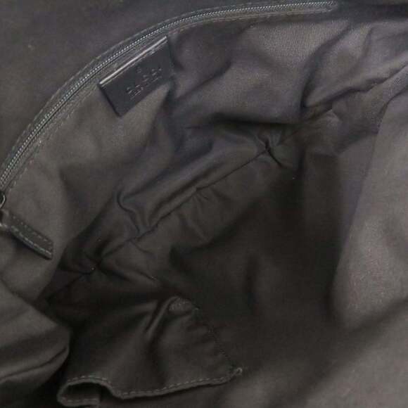 GUCCI Authentic Black Leather Shoulder Bag - Picture 6 of 10